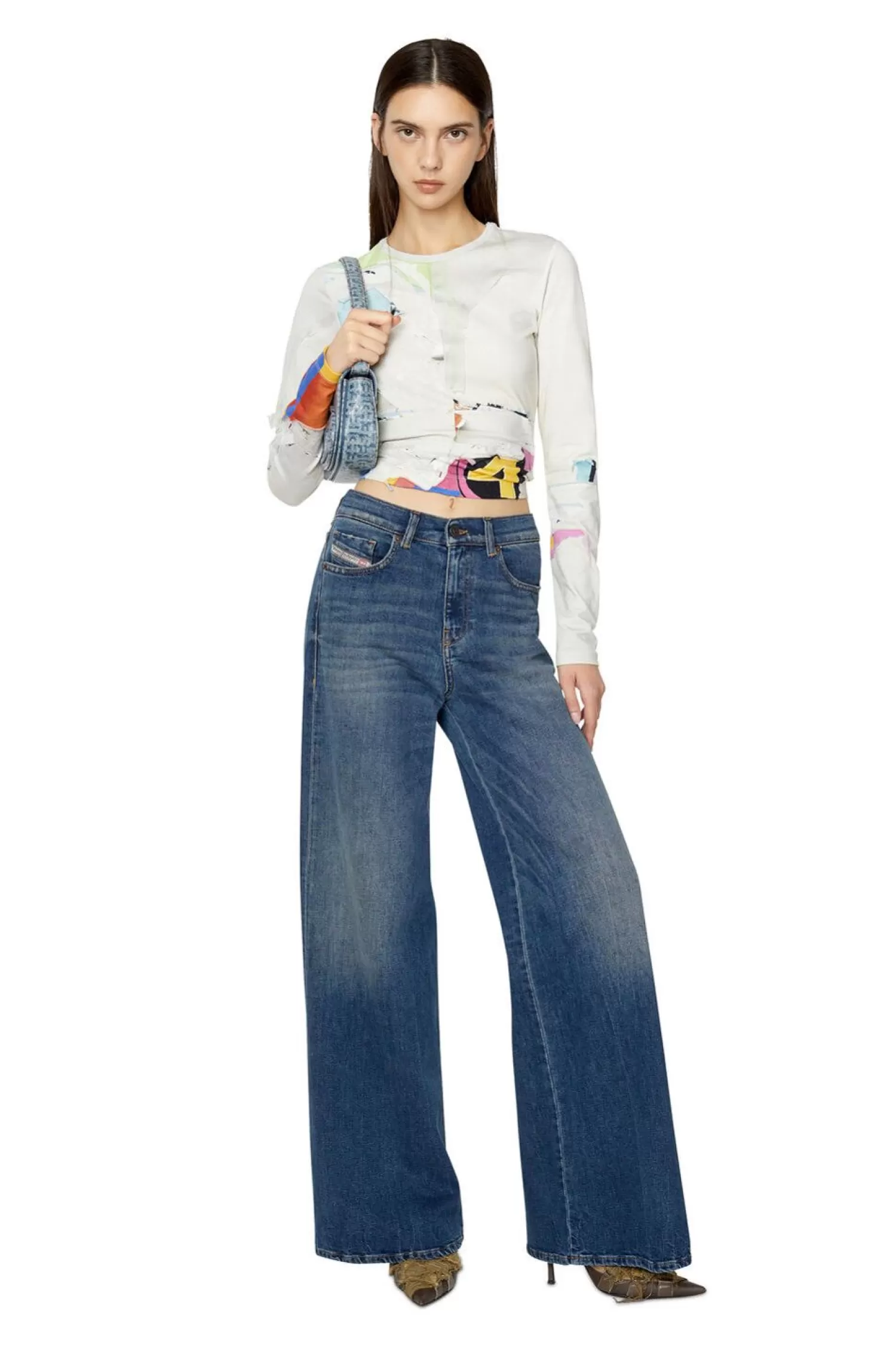 Women Diesel Bootcut And Flare Jeans 1978 D-Akemi 09E66