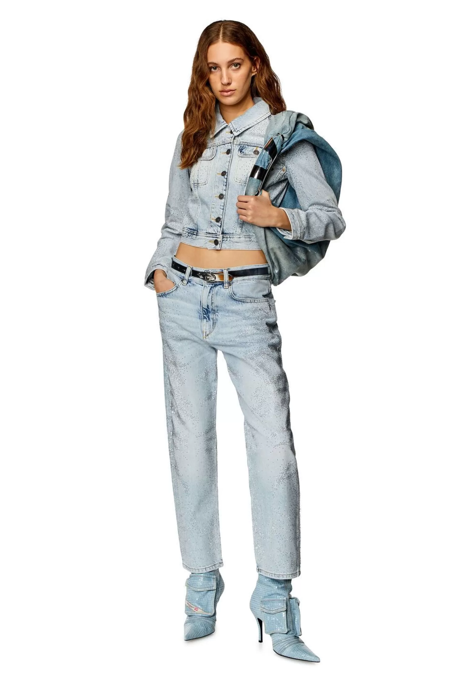 Women Diesel Boyfriend Jeans 2016 D-Air 09I86