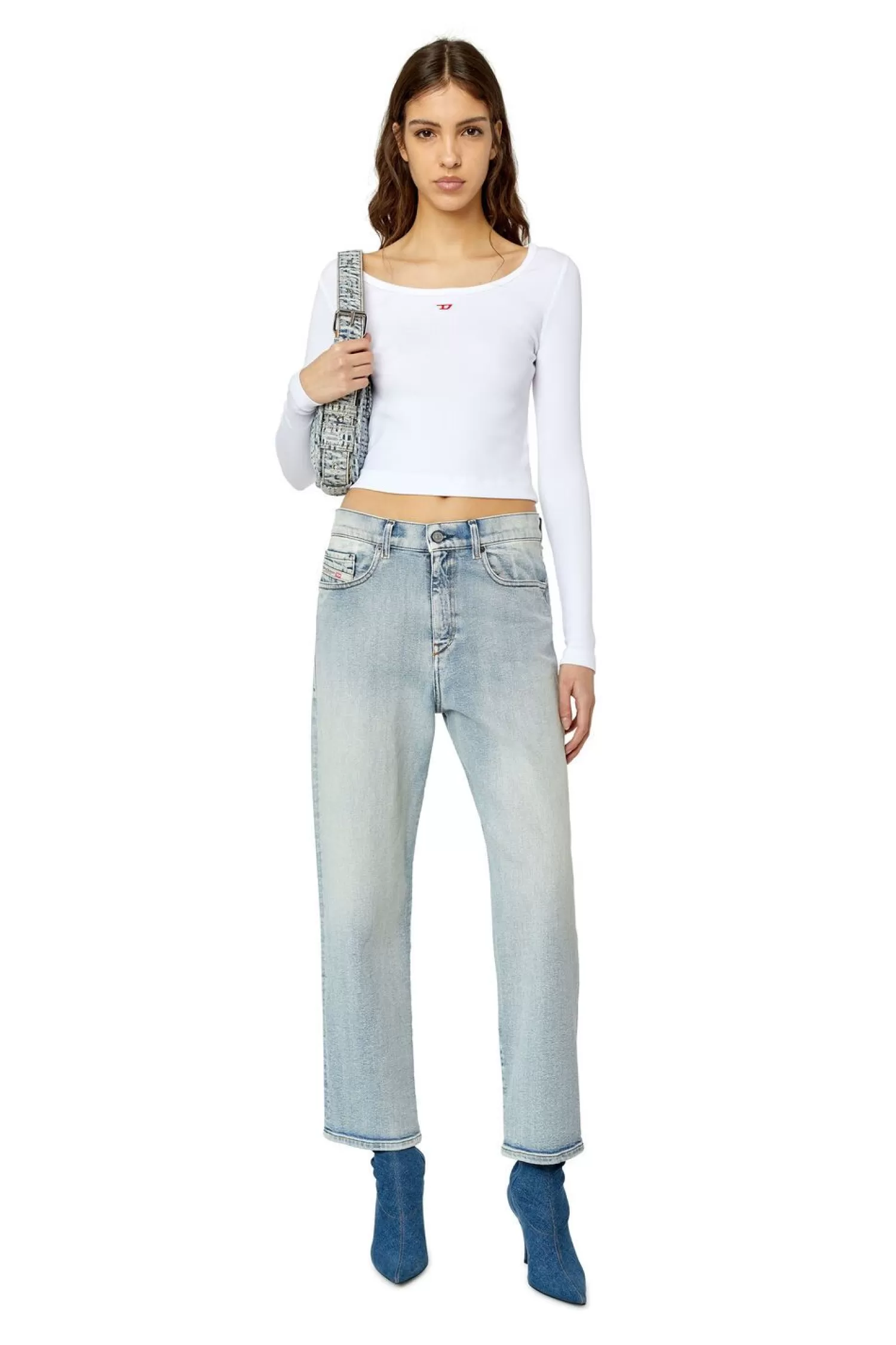 Women Diesel Boyfriend Jeans 2016 D-Air 9C08L