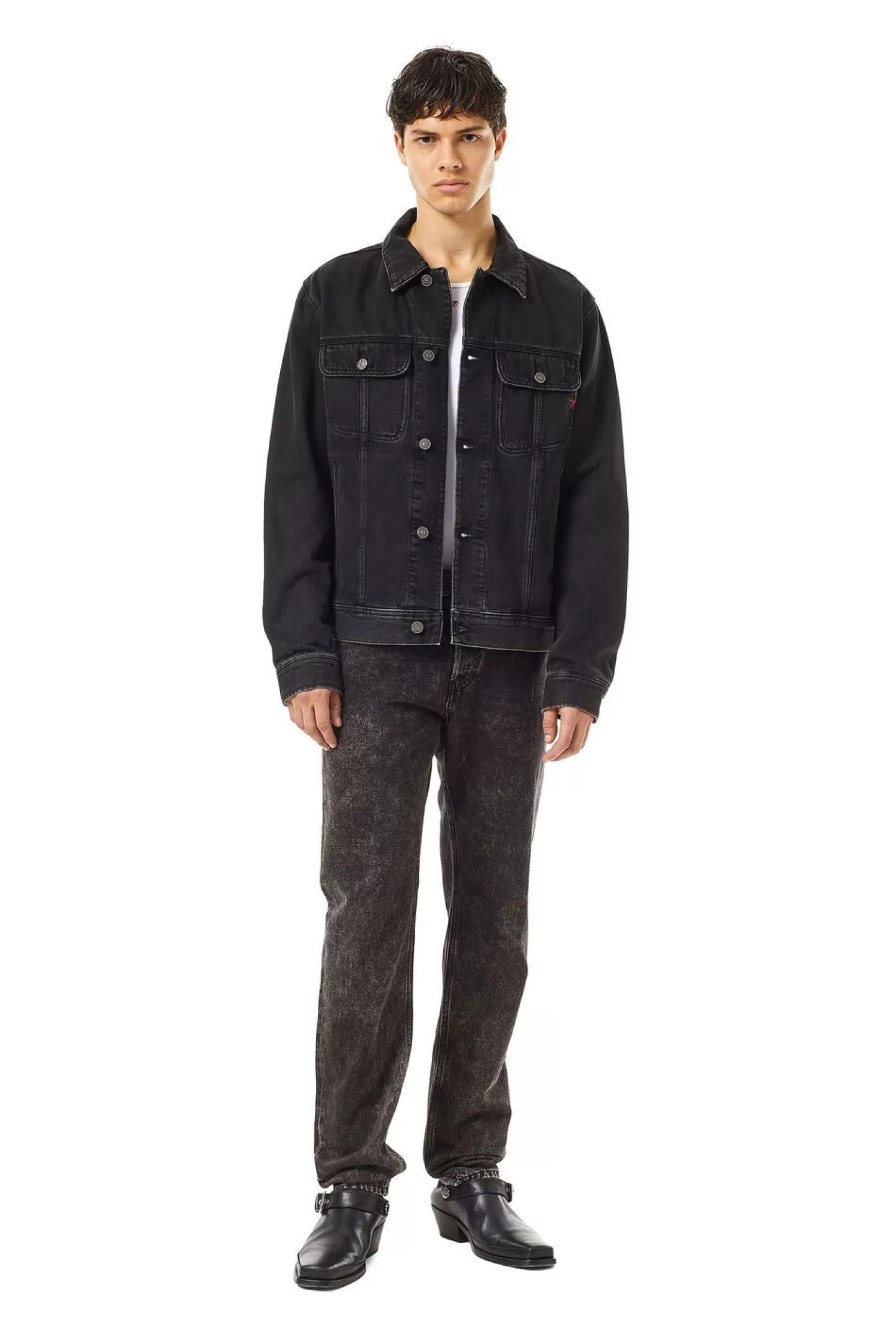 Men Diesel D-Barcy Trucker Jacket