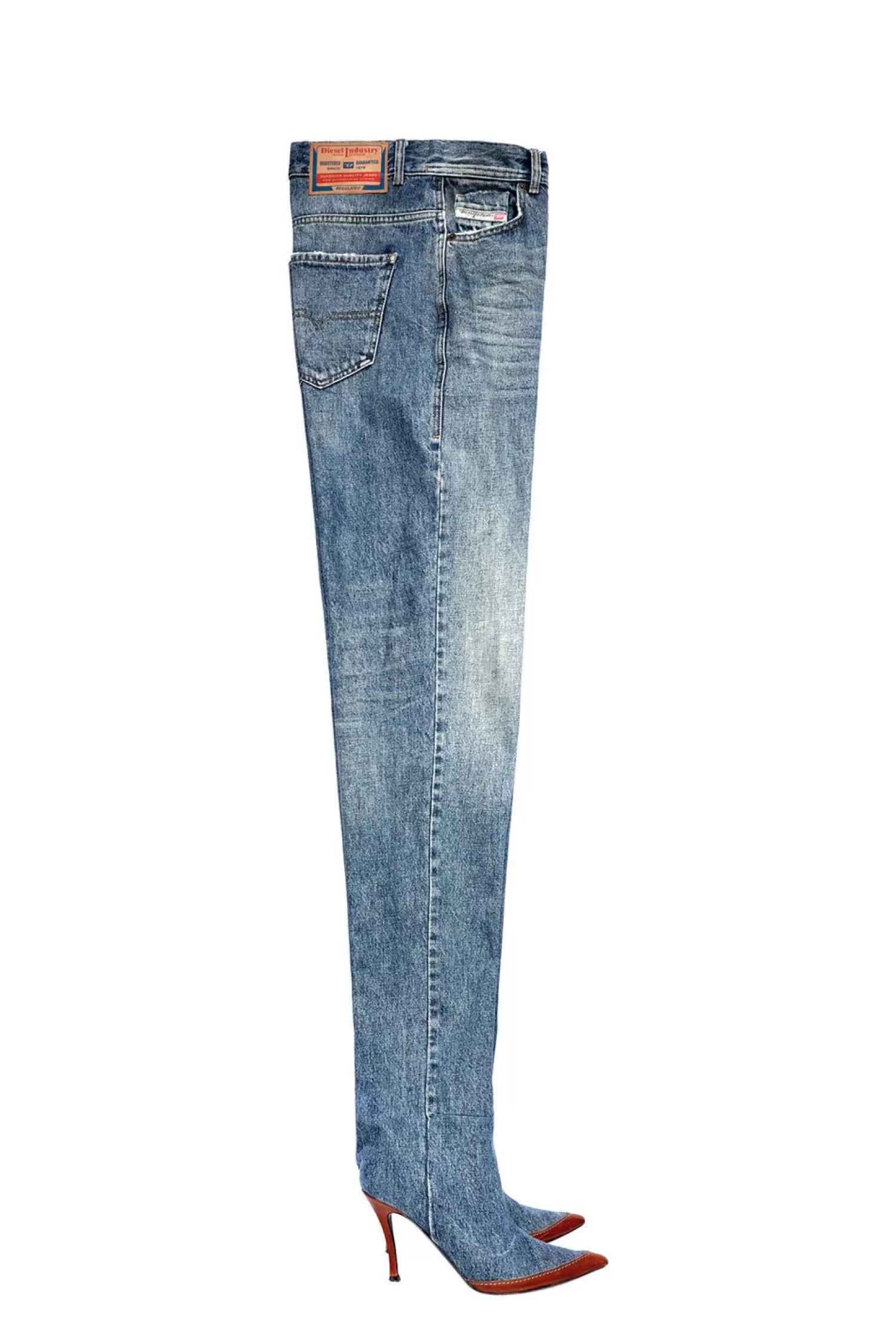 Women Diesel Straight Jeans 1956 D-Tulip 007A7