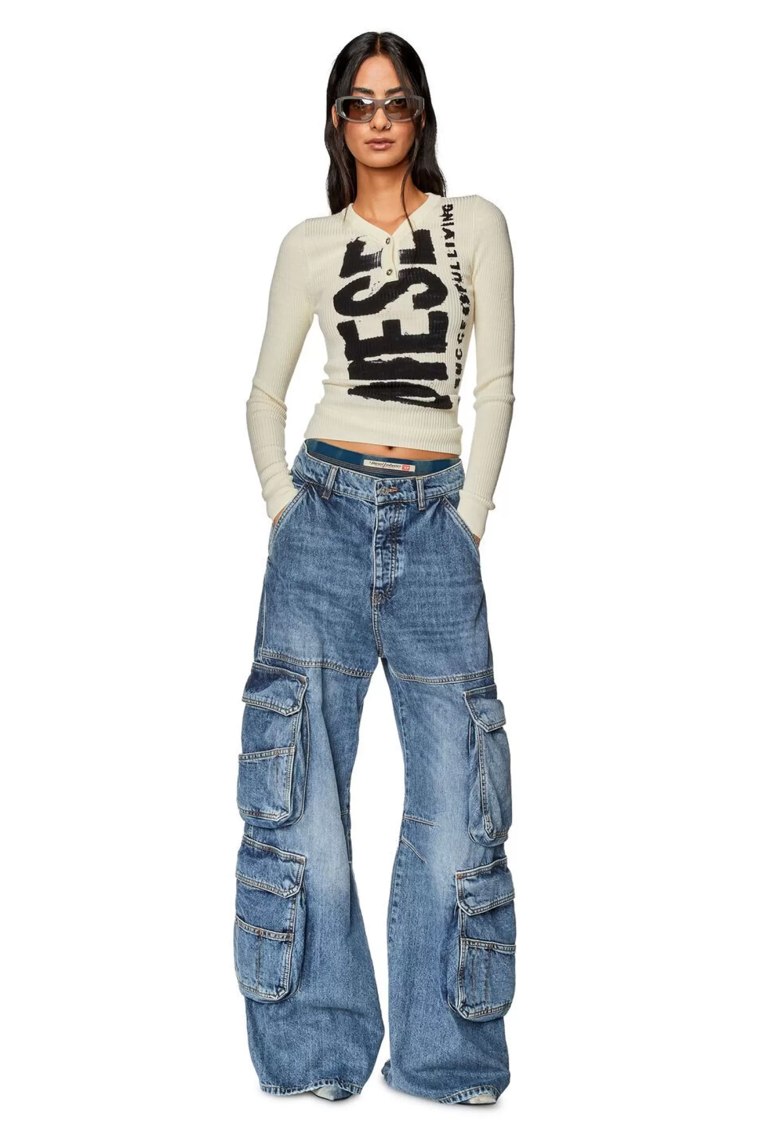 Women Diesel Straight Jeans 1996 D-Sire 0Nlax