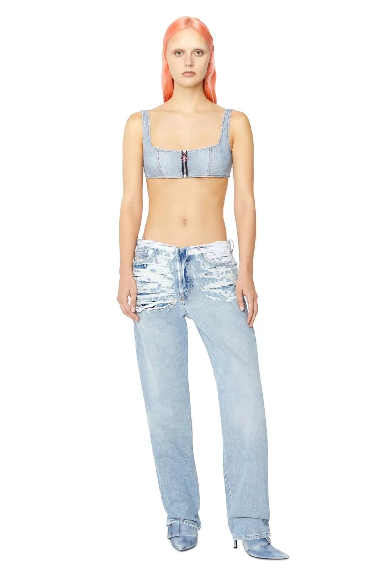 Women Diesel Straight Jeans D-Ark 007N7