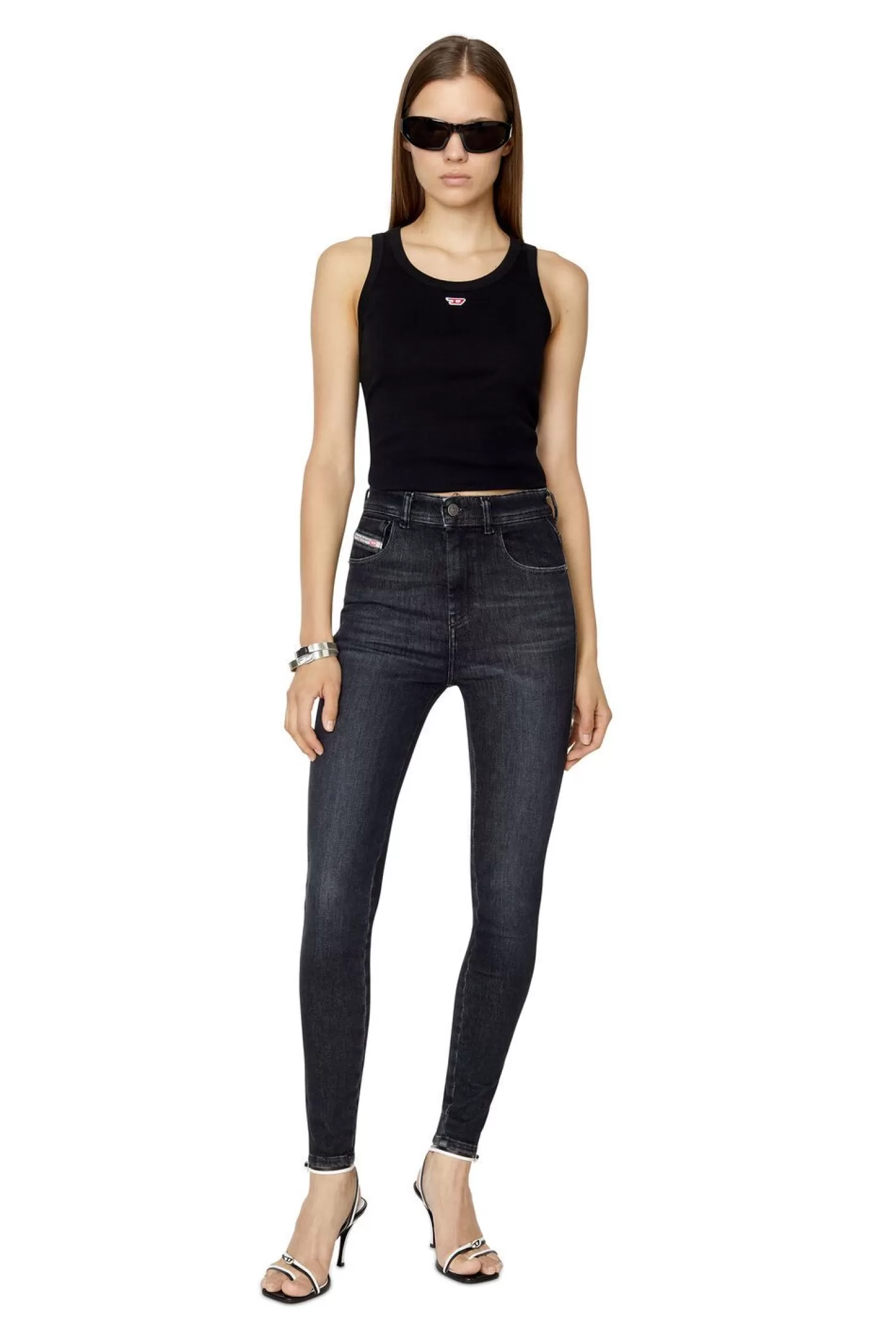 Women Diesel Super Skinny Jeans 1984 Slandy-High 09D96