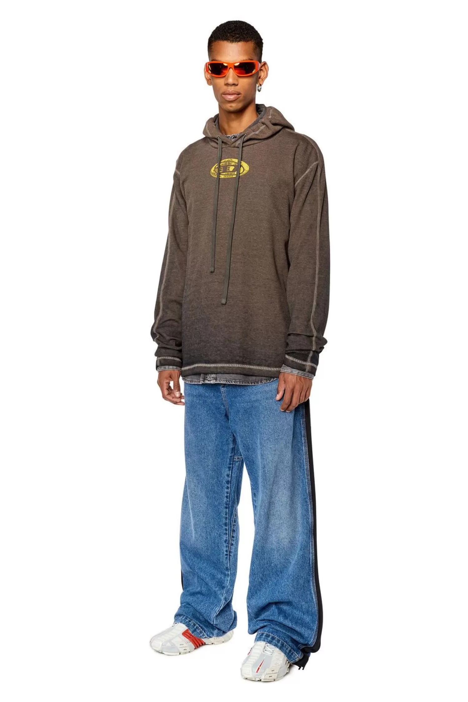 Men Diesel T-Crone-Ls-Hood